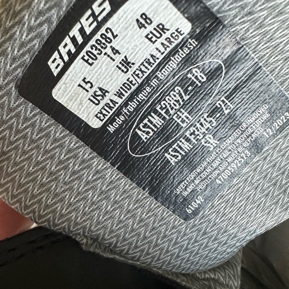 Bates Black Lace-Up Tactical Boots main image 6